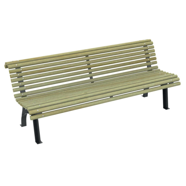 Banc bois Plaza Réal