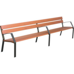Banc urbain bois Minim10