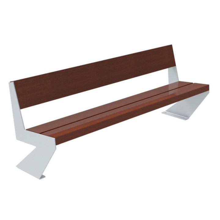 Acier peint coloris argent