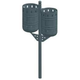 Corbeille acier 40 L Ténérife