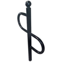 Supports vélo ovale et "S"