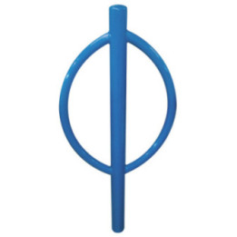 Platine pour support vélo ovale et "S"