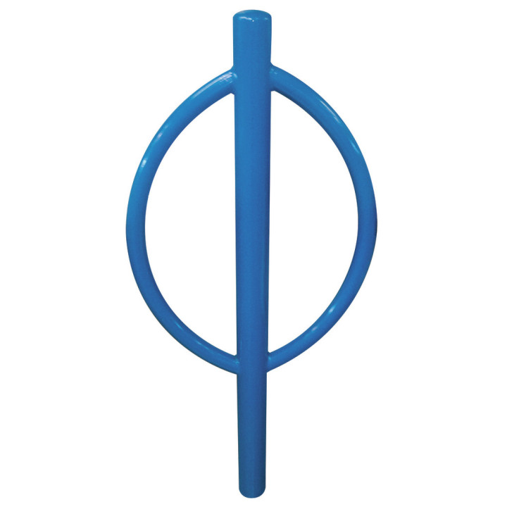 Platine pour support vélo ovale et "S"