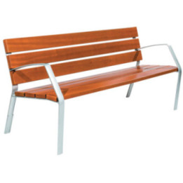 Banc 180 cm bois exotique