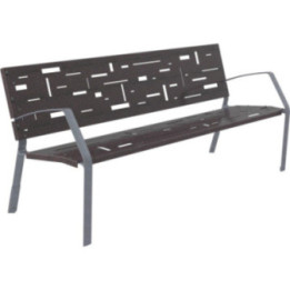 Banc métal Abstract