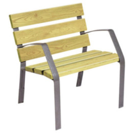 Gamme banc et fauteuil Modèle en pin