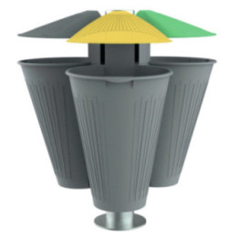 Poubelle tri sélectif Cucuruchu