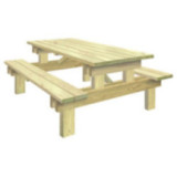 Table pique-nique bois Baltique