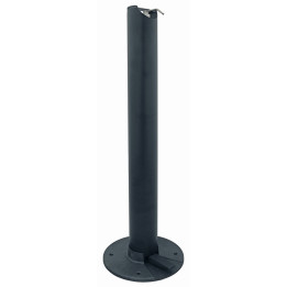 Borne de désinfection des mains Alu noir