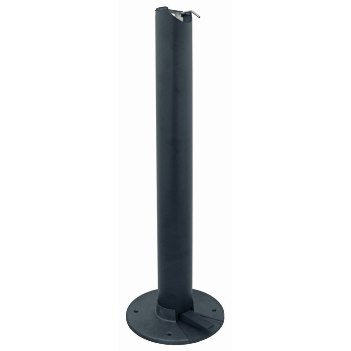 Borne de désinfection des mains Alu noir
