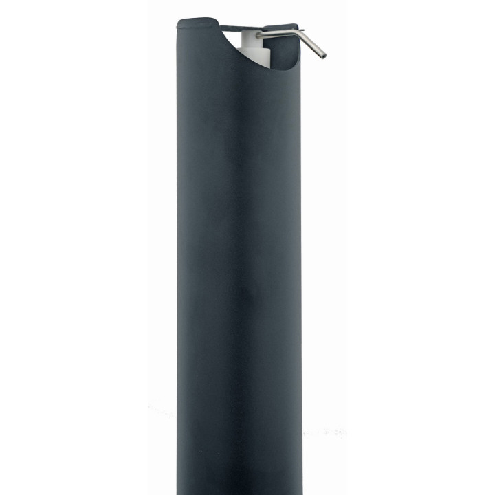 Borne de désinfection des mains Alu noir