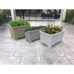 Jardinière polyéthylène rectangle Ona