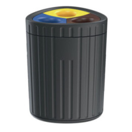 Corbeille de tri sélectif plastique Roma