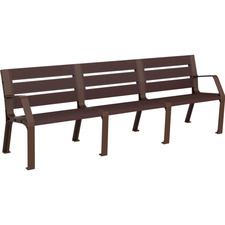 Banc public en polyéthylène Modèle