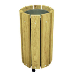 Corbeille extérieure bois Goji 63 L