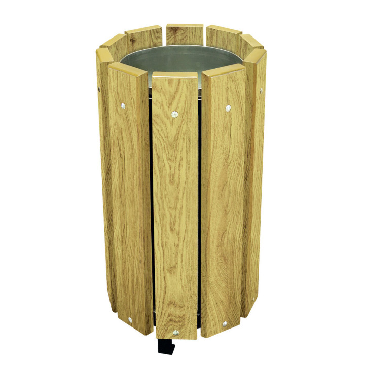 Corbeille extérieure bois Goji 63 L