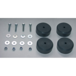 Kit de fixation // plateau, comprenant // 4 entretoises et sa // boulonnerie