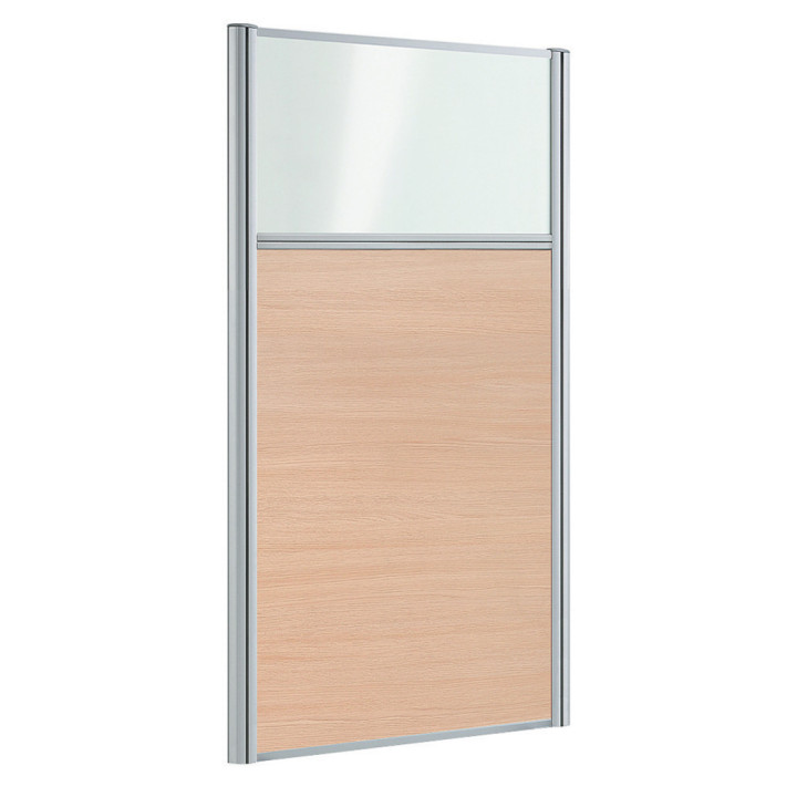 Mixte : // Mélaminé / verre transparent