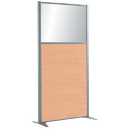 Mixte : mélaminé // / verre transparent