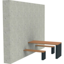 Table pique nique fixation murale Charavines