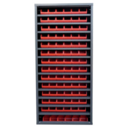 Armoire 84 bacs de 1 L // sans porte