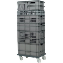 Chariot de transport bac de stockage
