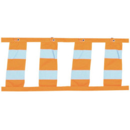 Orange avec bandes réfléchissantes