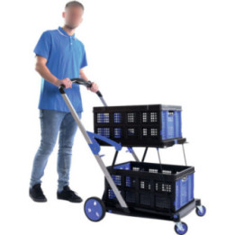 Chariot de transport pour bacs industriels
