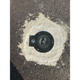 Fourreau pour poteau mémoire de forme Ø 80 mm