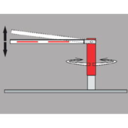 Barrière levante et pivotante acier Blinde
