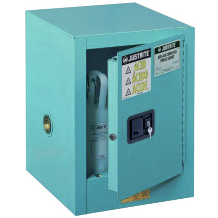 Armoire de sécurité à produits corrosifs bleue