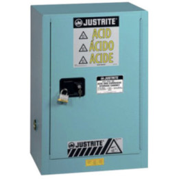 Armoire de sécurité à produits corrosifs bleue
