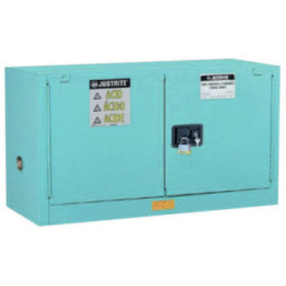 Armoire de sécurité à produits corrosifs bleue