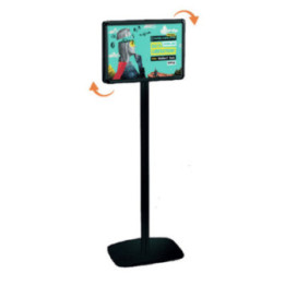 Support porte-brochure pivotant