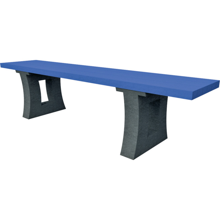 Gamme banc et banquette plastique recyclé Parc
