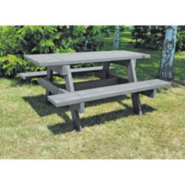 Table pique-nique plastique recyclé Parc Éco