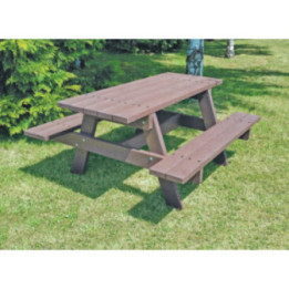 Table pique-nique plastique recyclé Parc Éco