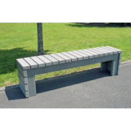 Banquette plastique recyclé La Stanoise