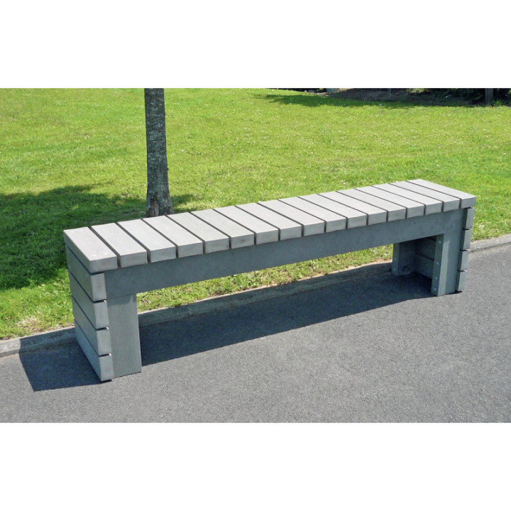 Banquette plastique recyclé La Stanoise
