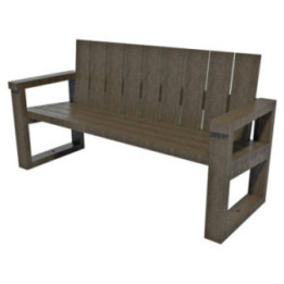 Banc plastique recyclé Avenue