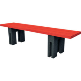 Gamme banc et banquette plastique recyclé Madrilène