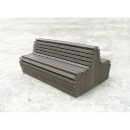 Banc urbain recyclé gamme Bulle