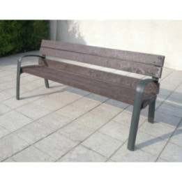 Banc jardin public Plazza