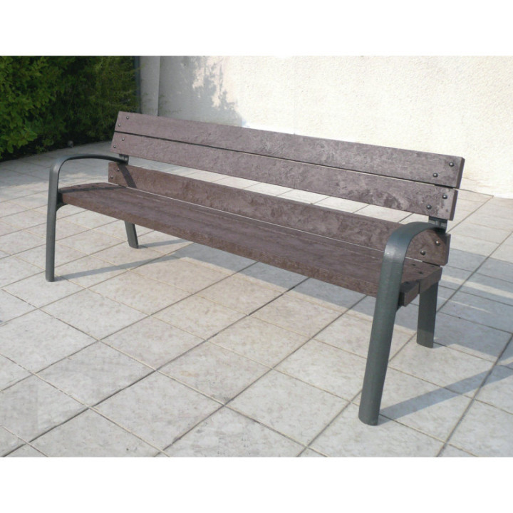 Banc jardin public Plazza