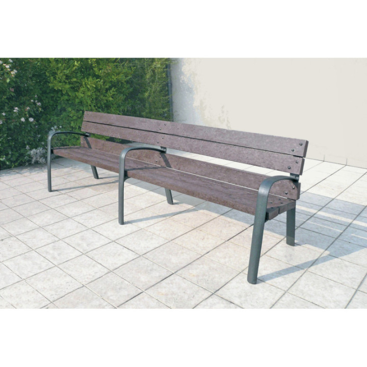 Banc jardin public Plazza