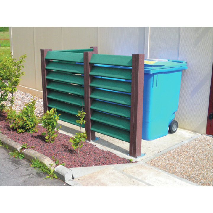 Cache-conteneurs plastique recyclé Visio