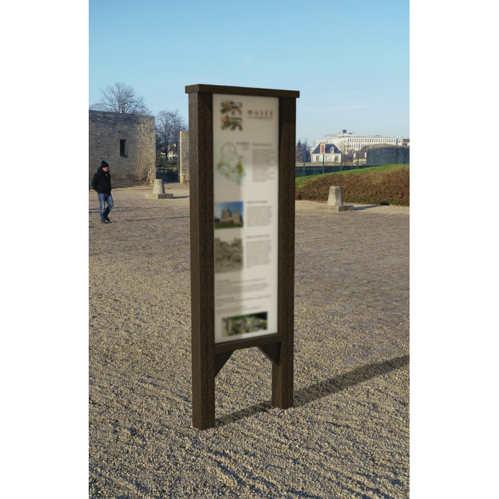 Panneau d'affichage recyclé