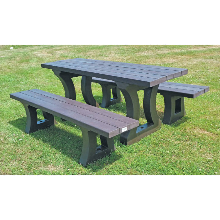 Table pique-nique plastique recyclé Arizona