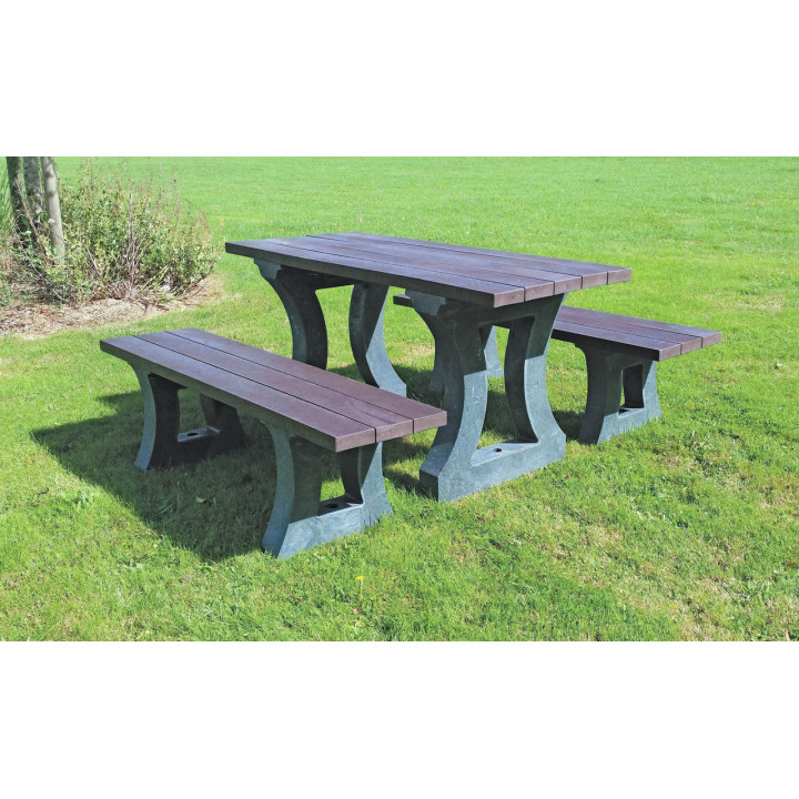 Table pique-nique plastique recyclé Arizona Éco