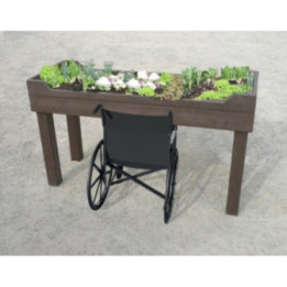 Table de plantation plastique recyclé rectangulaire